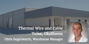 Tulsa Oklamhoma Chris Gegenwarth Warehouse Manager